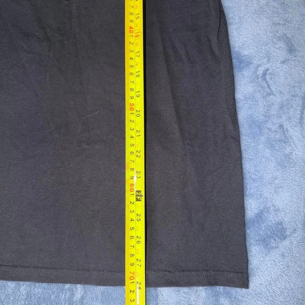 Carnival Cruise Line black cotton t-shirt with white and red logo